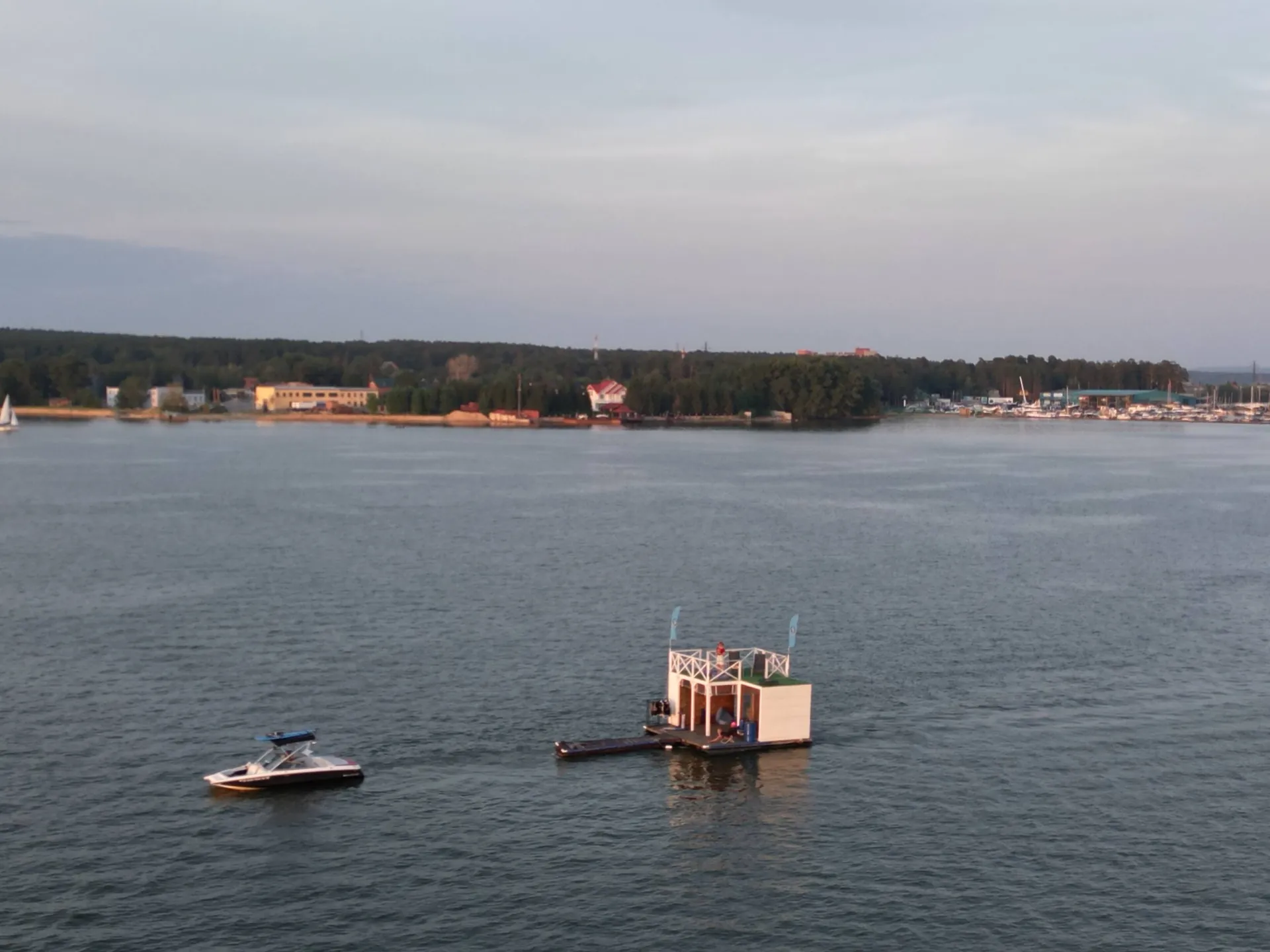 Панорама Обского моря в Бердске